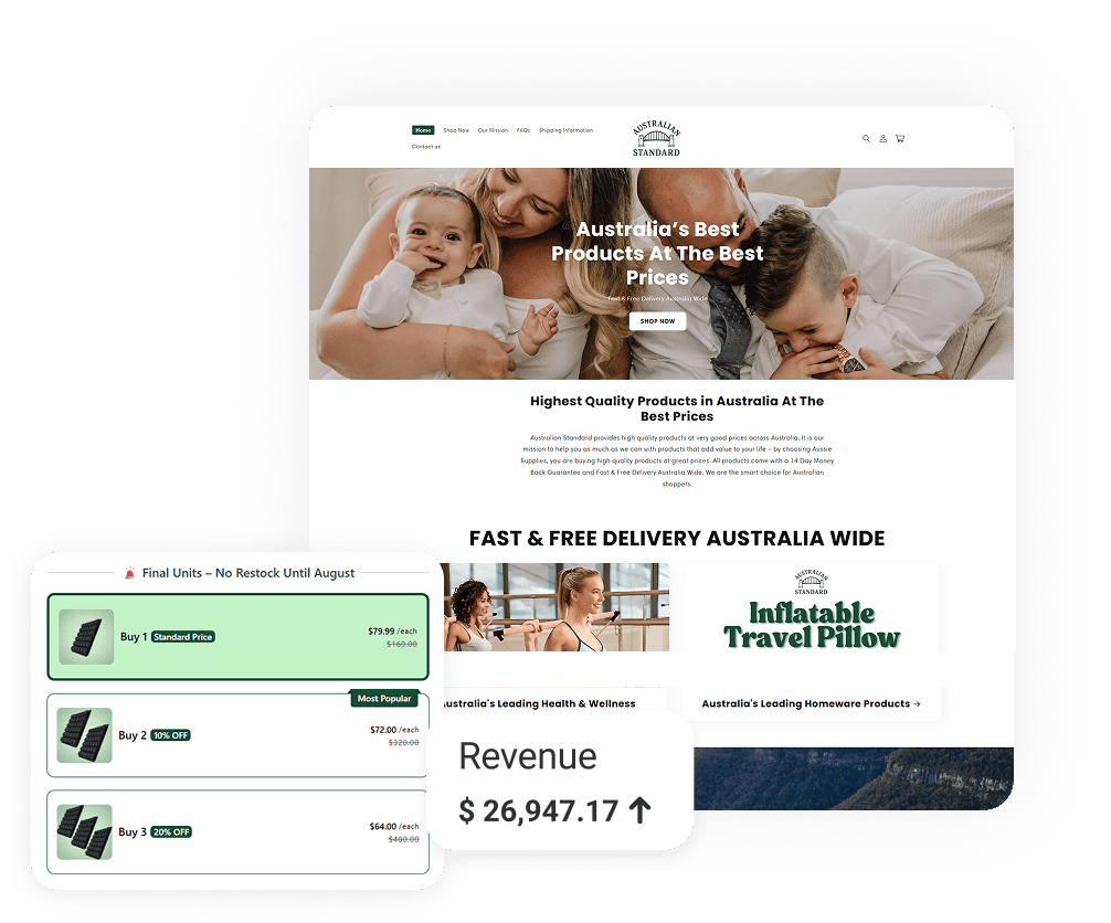 Australian Standard tiered pricing results